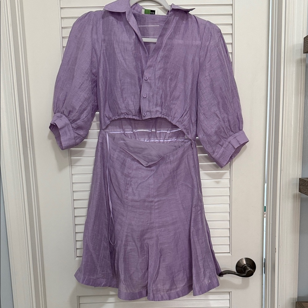 Sandro Lavender Mini Dress
